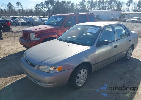 1998 Toyota Corolla Ce из США, поврежденный, VIN 2T1BR12E2WC038373